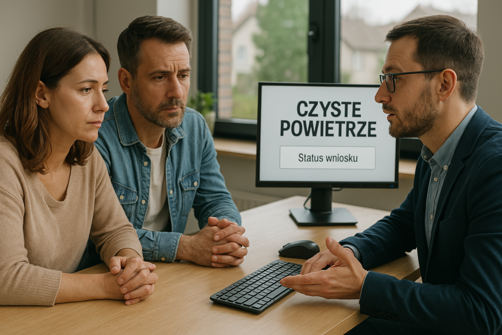 pomoc przy wypełnianiu i składaniu wniosku o Czyste Powietrze